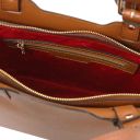 TL Bag Saffiano Leather Tote Cognac TL141696