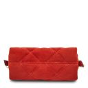 Eloise Sac Bandoulière en Cuir Daim Rouge TL142400