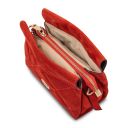 Eloise Bolso con Bandolera en Piel de Gamuza Rojo TL142400