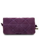 Eloise Suede Leather Shoulder bag Purple TL142400