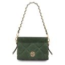 Eloise Sac Bandoulière en Cuir Daim Vert Forêt TL142400