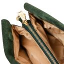 Eloise Suede Leather Shoulder bag Forest Green TL142400