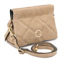 Eloise Schultertasche aus Wildleder Beige TL142400