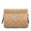 Eloise Borsa a Tracolla in Pelle Scamosciata Beige TL142400