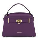 Maisy Borsa a Mano in Pelle Viola TL142394