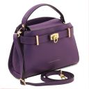 Maisy Sac Cabas en Cuir Violet TL142394