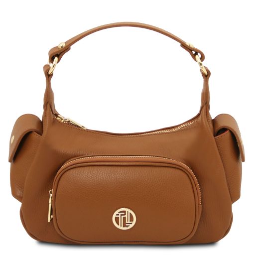 Olivia Borsa a Mano in Pelle Cognac TL142396