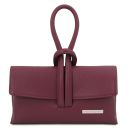 TL Bag Leather Clutch Bordeaux TL141990