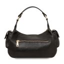 Olivia Handtasche aus Leder Schwarz TL142396