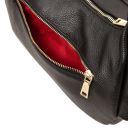 Olivia Handtasche aus Leder Schwarz TL142396