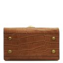 Atena Bolso Noche en Piel Efecto Coco Cognac TL142267