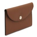 Porta Biglietti da Visita / Carte di Credito in Pelle Cognac TL142418