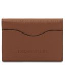 Visitenkarten-/ Kreditkarten Etui aus Leder Cognac TL142418