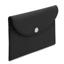 Leather Business Card / Credit Card Holder Черный TL142417