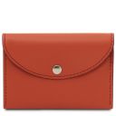 Leather Business Card / Credit Card Holder Orange TL142417