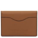 Leather Business Card / Credit Card Holder Коньяк TL142417