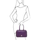 Vivian Sac Cabas en Cuir Violet TL142368