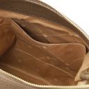 Amy Shopping Tasche aus Weichem Leder Dunkel Taupe TL142385