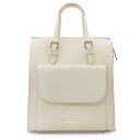 TL Bag Leather Backpack for Women Beige TL142211