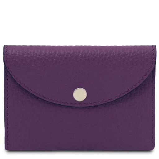 Porte-cartes de Visite / Cartes de Crédit en Cuir Violet TL142418