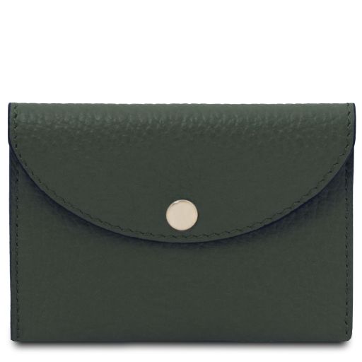 Leather Business Card / Credit Card Holder Forest Green TL142418