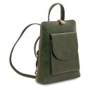 Paris Small Leather Backpack for Women Green TL142410