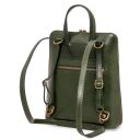 Paris Small Leather Backpack for Women Green TL142410