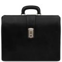 Canova Leather Doctor bag Briefcase 3 Compartments Черный TL141826