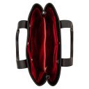 Callie Schultertasche aus Weichem Leder Schwarz TL142415