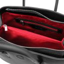 Procida Leather Handbag and 3 Fold Leather Wallet With Coin Pocket Black TL142151