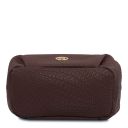 Nora Handtasche aus Weichem Geprägtem Leder Kaffee TL142412