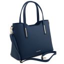 Olimpia Leather Tote Dark Blue TL141412