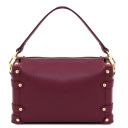 Praline Leather Handbag Bordeaux TL142422