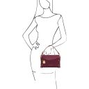 Praline Bauletto in Pelle Bordeaux TL142422