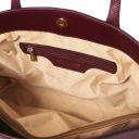 TL Bag Borsa Shopping in Pelle Bordeaux TL141828