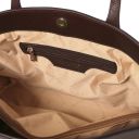 TL Bag Borsa Shopping in Pelle Caffè TL141828