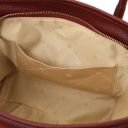 Willow Suede Leather Handbag Bordeaux TL142425