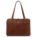 Ravenna Damen Business Tasche aus Leder Braun TL142426