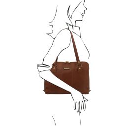 Ravenna Exclusif sac Business Pour Femme Marron TL142426