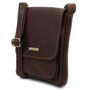 Jimmy Borsello da Uomo in Pelle con Tasca Frontale Testa di Moro TL141407