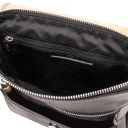 Jimmy Borsello da Uomo in Pelle con Tasca Frontale Nero TL141407