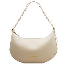 Laura Leather Shoulder bag Beige TL142227
