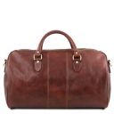 Lisbona Maleta de Viaje en Piel - Modelo Grande Marrón TL40121