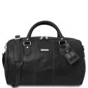 Lisbona Borsone da Viaggio in Pelle - Misura Piccola Nero TL142441