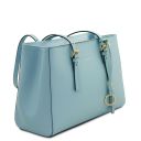 TL Bag Borsa a Spalla in Pelle Celeste TL142037
