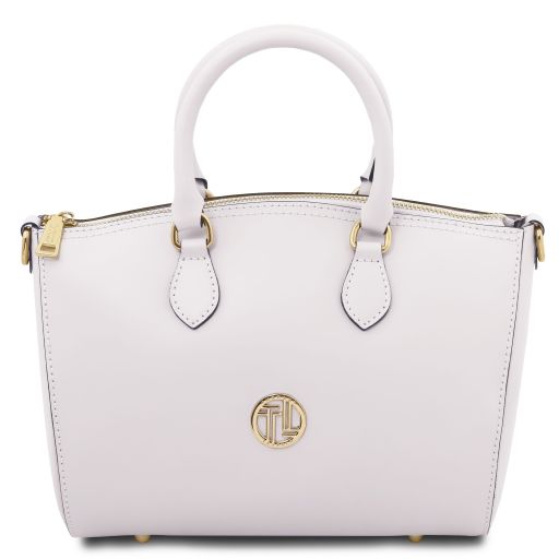 Layla Sac à Main en Cuir Blanc TL142399