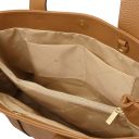 Callie Schultertasche aus Weichem Leder Karamell TL142415