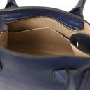 Coccola Sac à Main en Cuir Bleu foncé TL142421