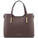 Olimpia Leather Tote Темный серо-коричневый TL141412