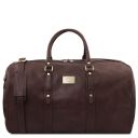 Francoforte Elégant sac Voyage en Cuir Marron foncé TL142338
